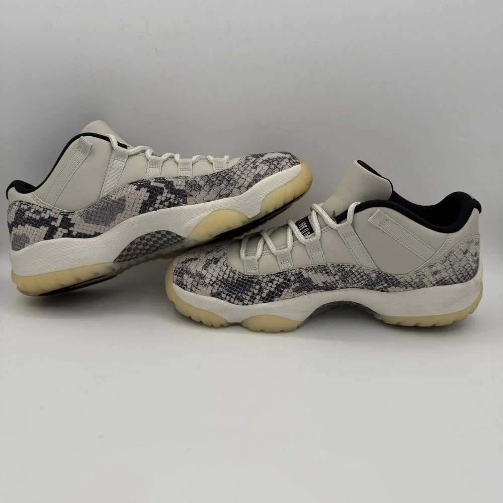 Air‎ Jordan 11 Retro Low Snakeskin Light Bone Shoes Sneakers